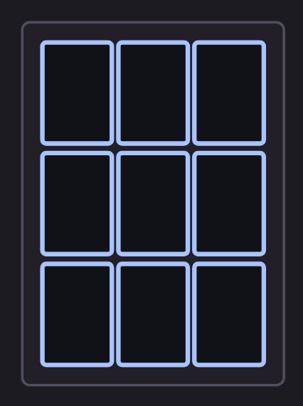 Grille de neuf cases