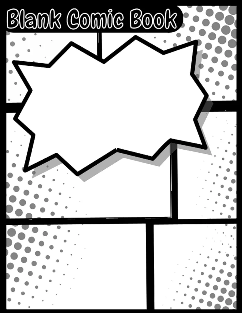 Blank Comic Book for Kids, Teens & Adults: DIY Comic Book — blank comic book paperback by M M Milton